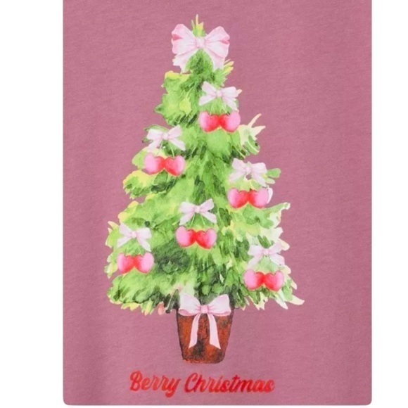 TORRID Berry Christmas Classic Cotton‎ Short Sleeve Crew Tee NWT - Picture 1 of 6